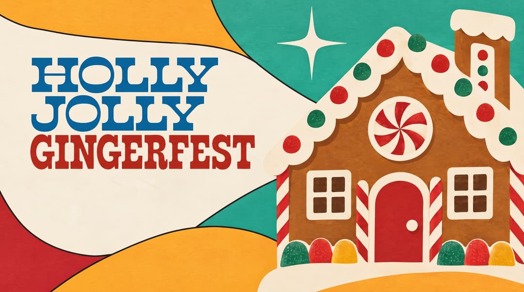 Holly Jolly Gingerfest church graphic