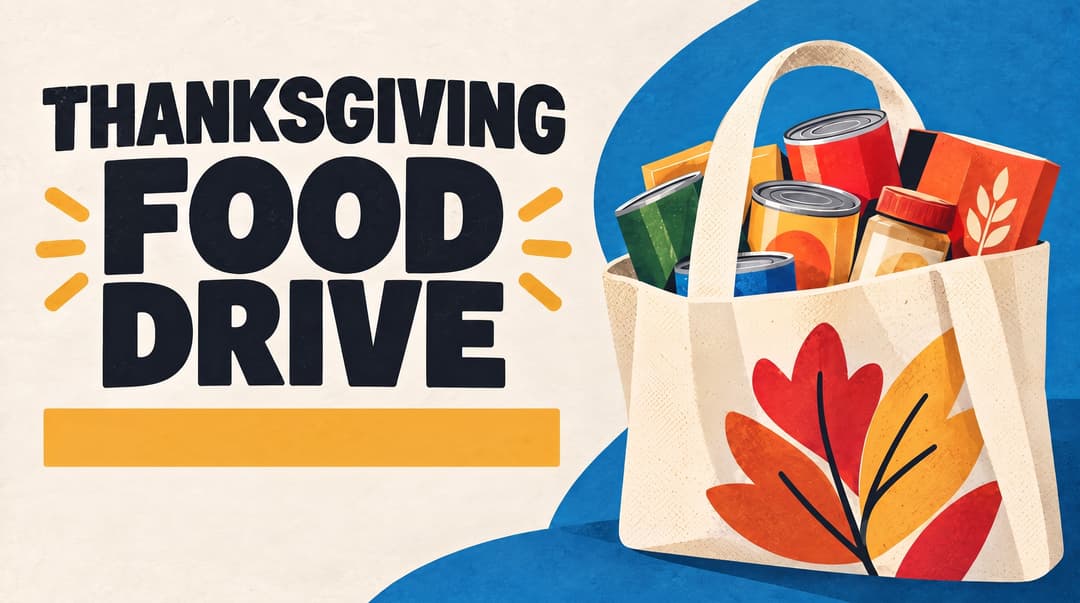 Thanksgiving Food Drive church graphic