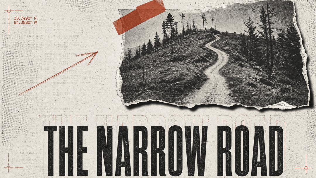 The Narrow Road church graphic