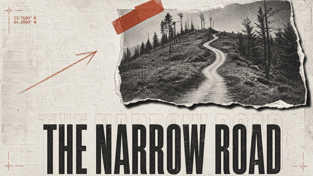 The Narrow Road church graphic