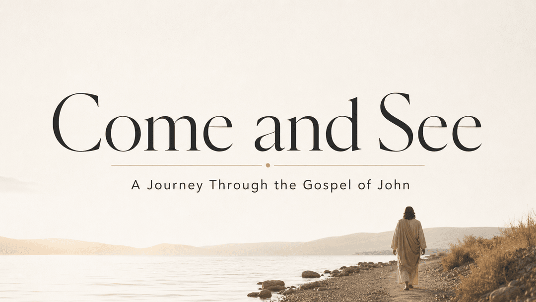 Come and See church graphic