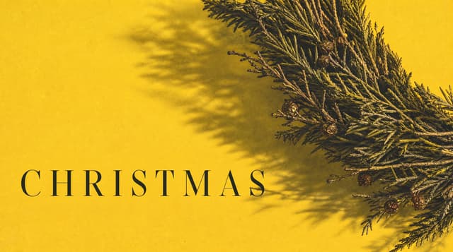 Christmas church graphic