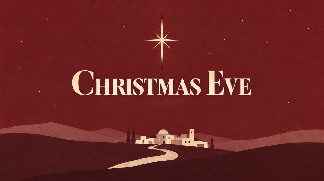 Christmas Eve church graphic