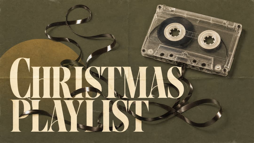 Christmas Playlist church graphic