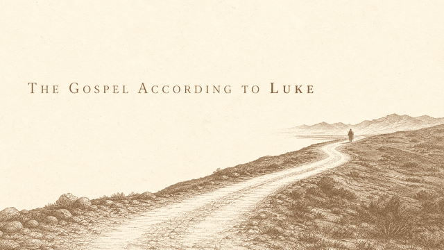 The Gospel According to Luke church graphic