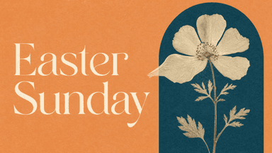 Easter Sunday church graphic