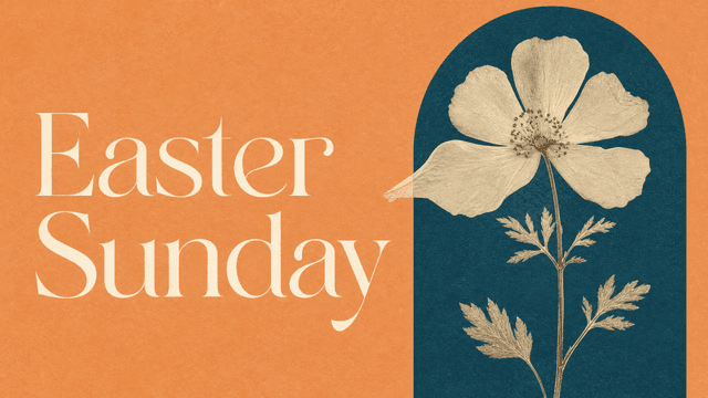 Easter Sunday church graphic