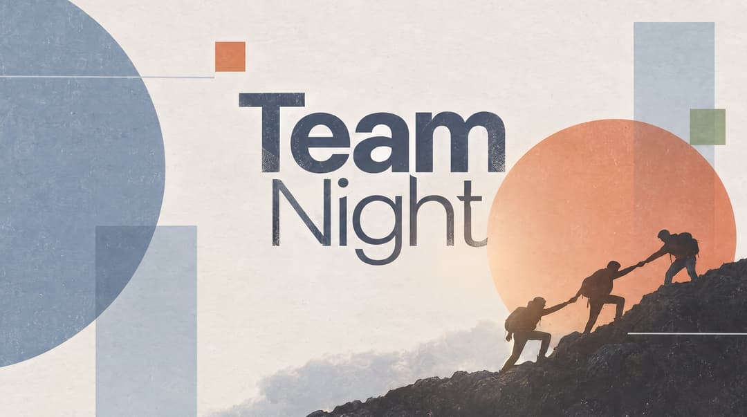 Team Night church graphic