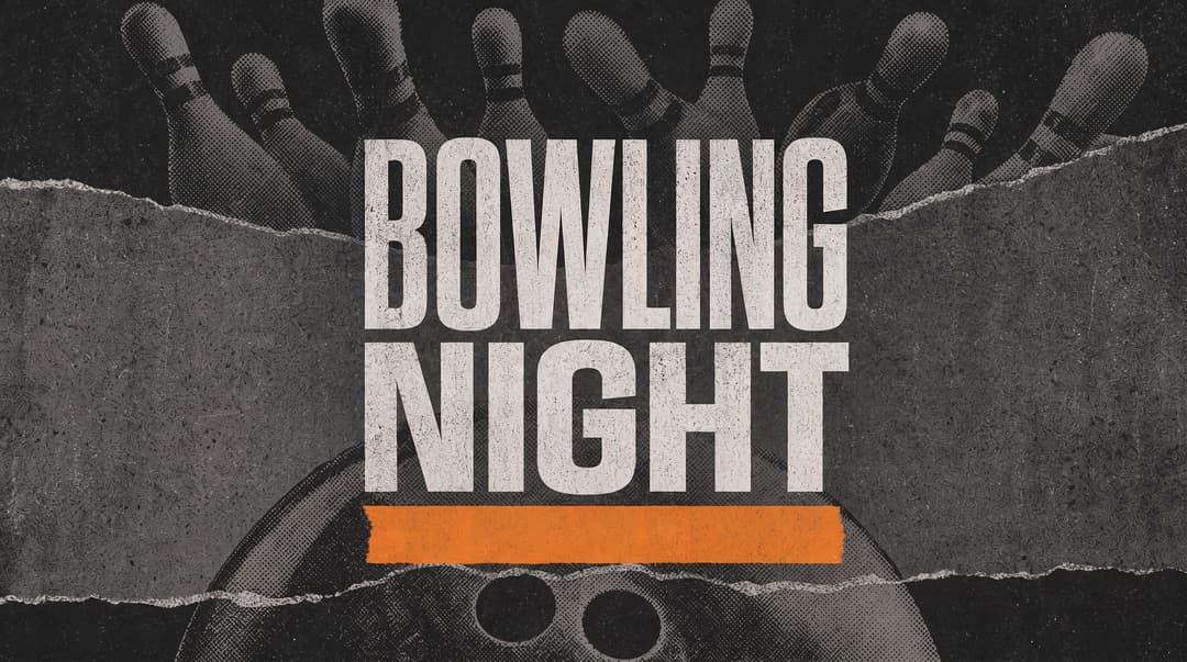 Bowling Night church graphic