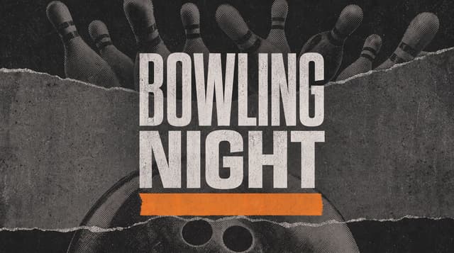 Bowling Night church graphic