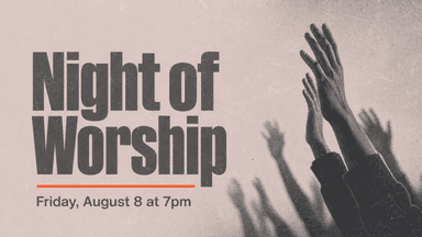 Night of Worship church graphic