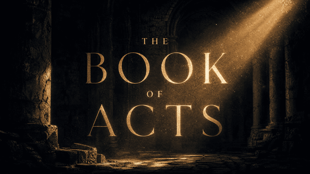 The Book of Acts church graphic