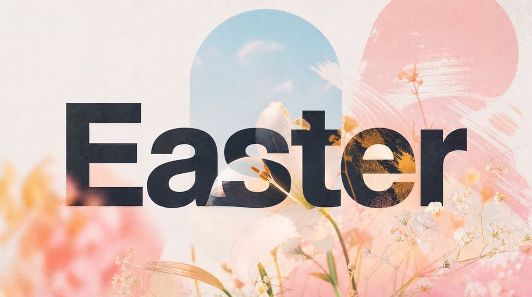 Easter church graphic