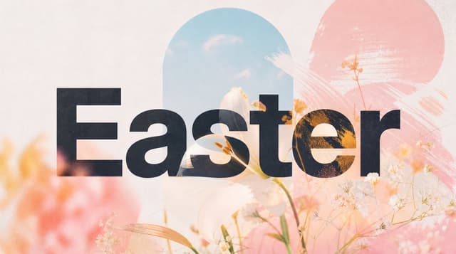 Easter church graphic