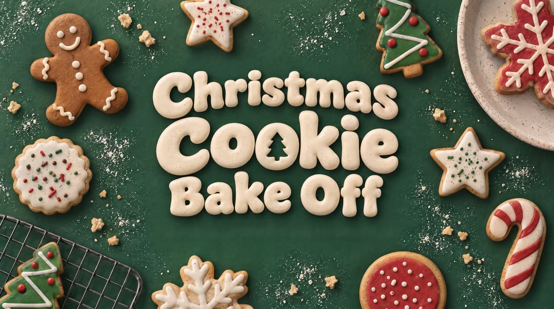 Christmas Cookie Bake Off church graphic