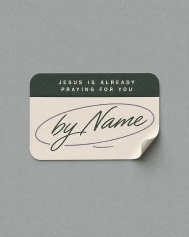 Praying for You by Name church graphic