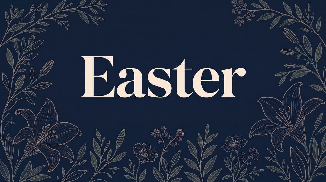 Easter church graphic