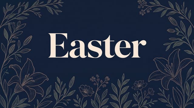Easter church graphic