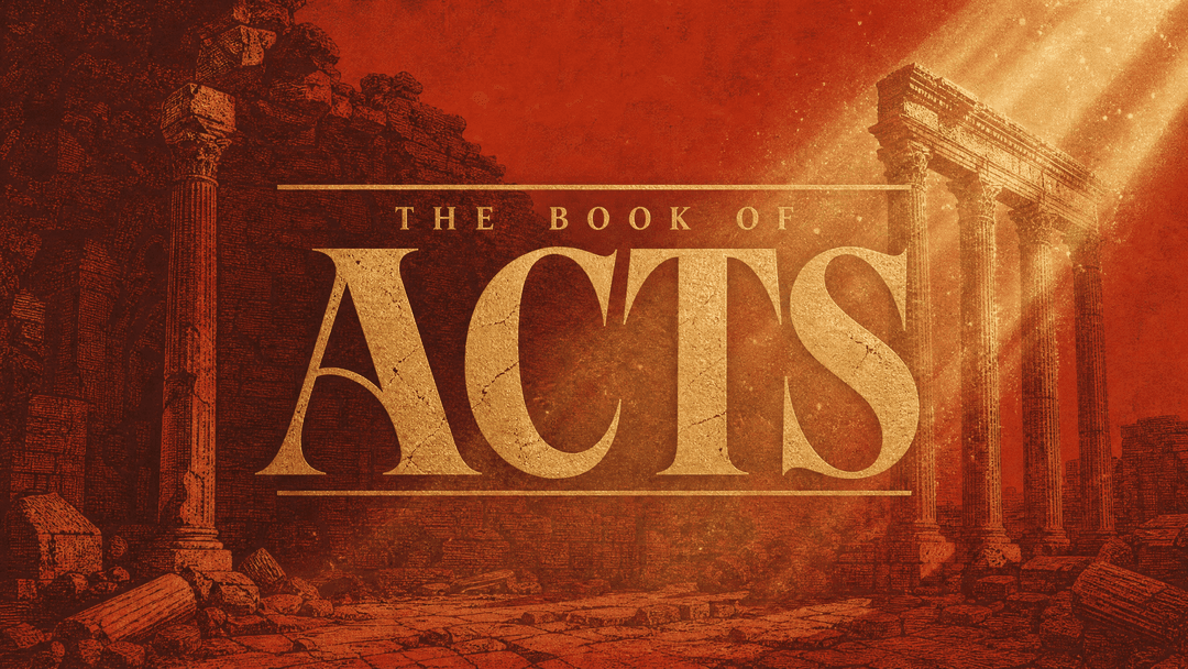 The Book of Acts church graphic