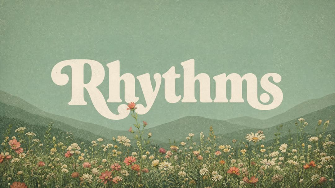 Rhythms church graphic