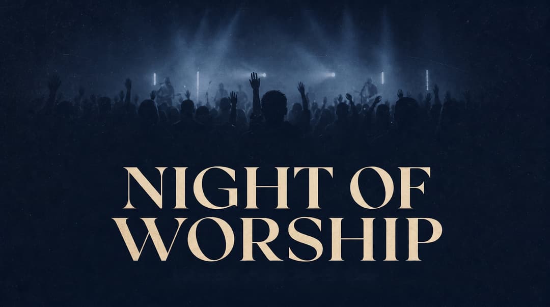 Night of Worship church graphic