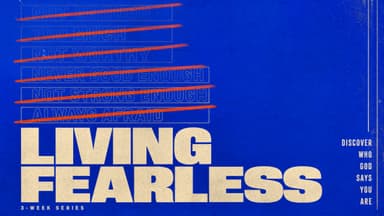 Living Fearless church graphic