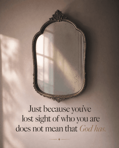 Lost Sight of Who You Are church graphic
