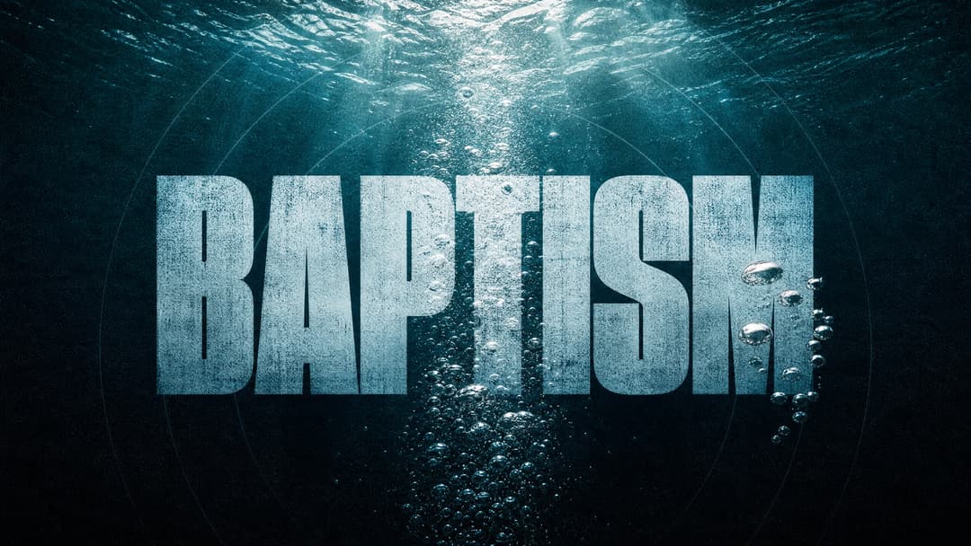 Baptism church graphic