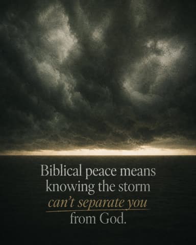 Biblical peace church graphic