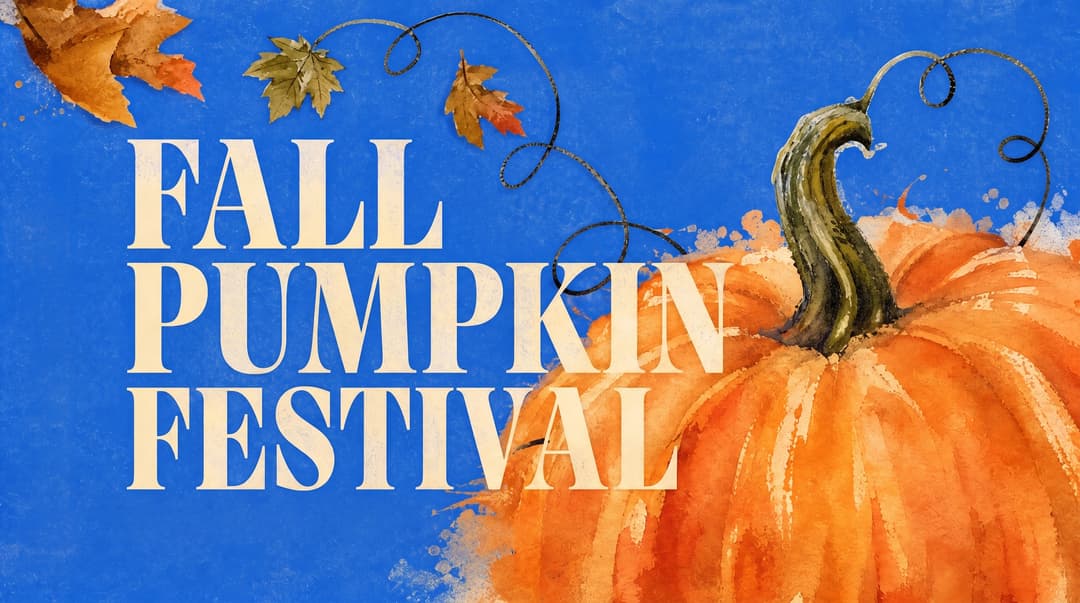 Fall Pumpkin Festival church graphic