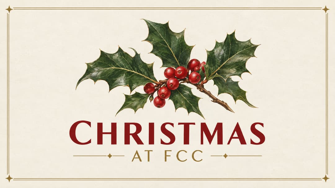 Christmas at FCC church graphic