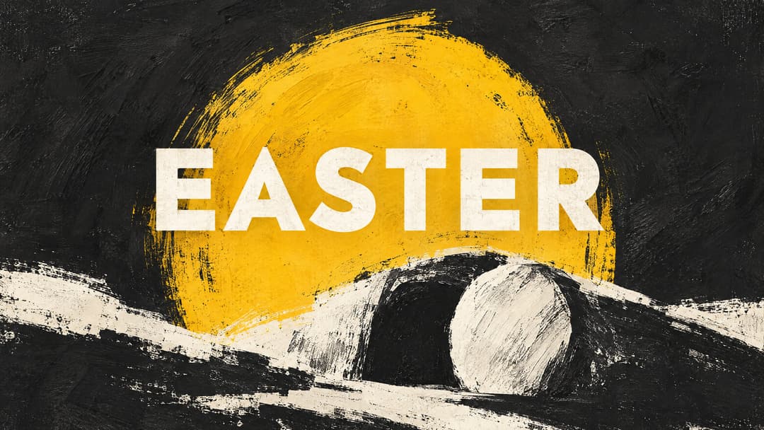 Easter church graphic