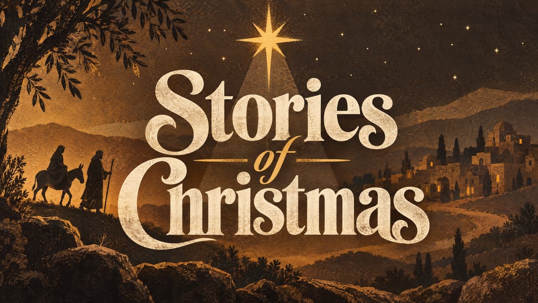 Stories of Christmas church graphic