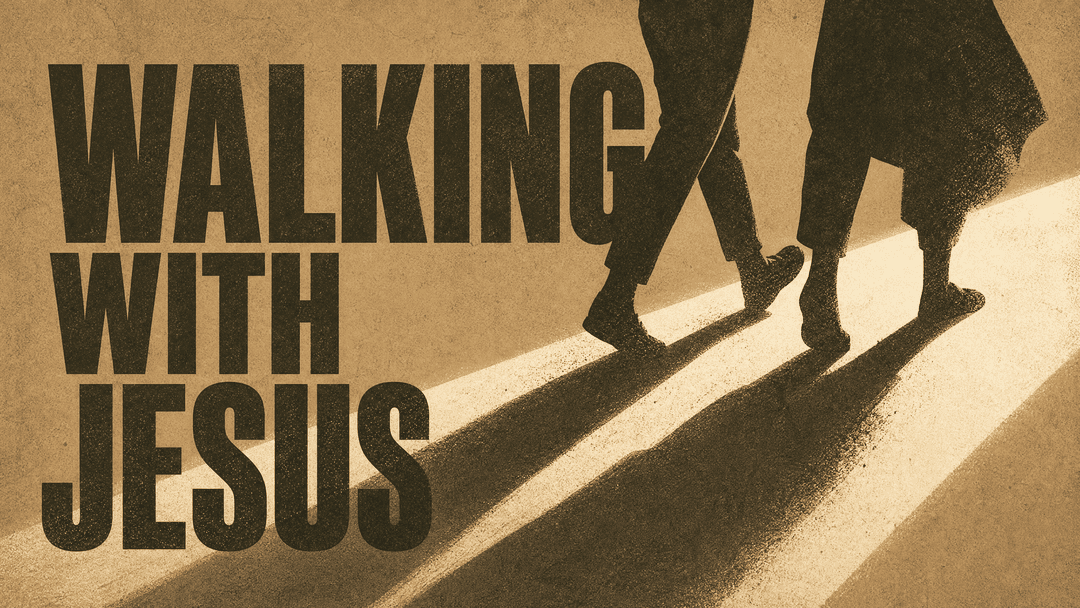 Walking with Jesus church graphic