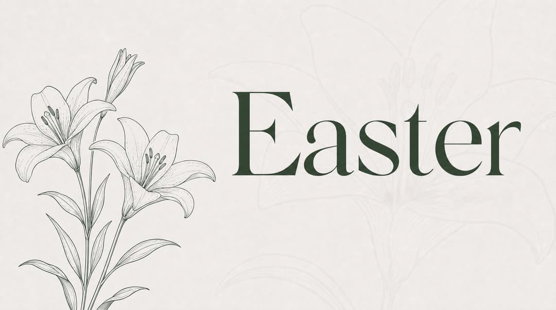 Easter church graphic