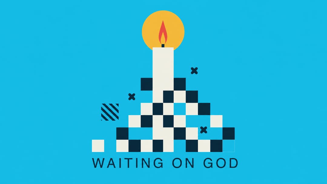 Waiting on God church graphic