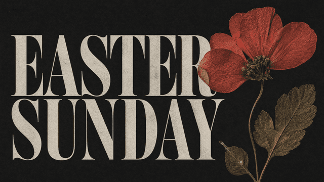 Easter Sunday church graphic