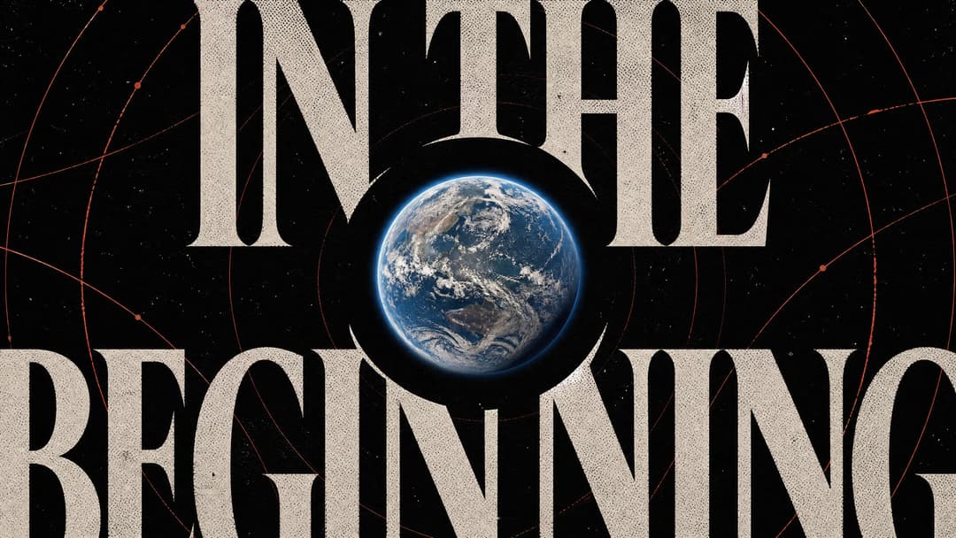 In The Beginning church graphic