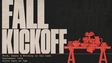 Fall Kickoff church graphic