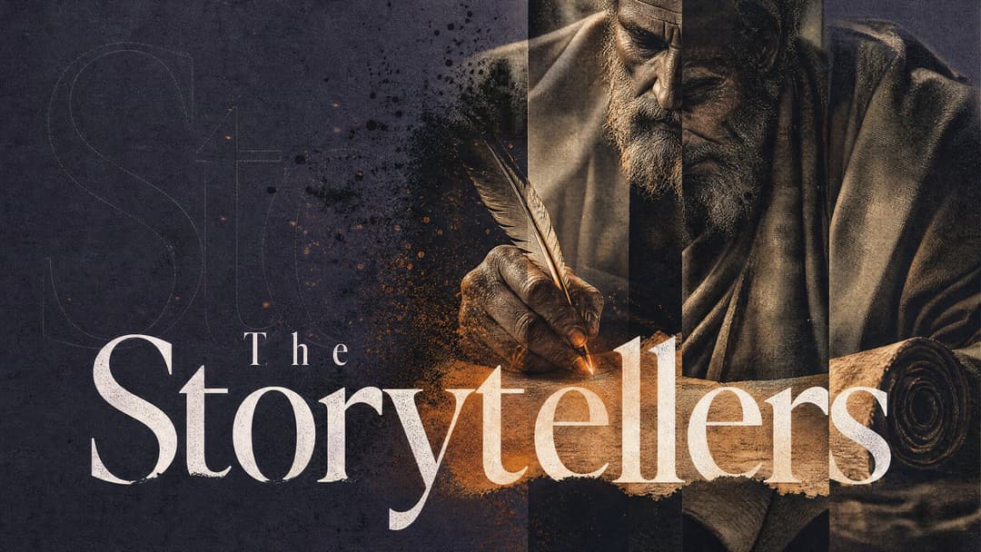 The Storytellers church graphic