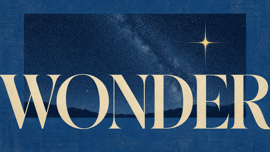 Wonder church graphic