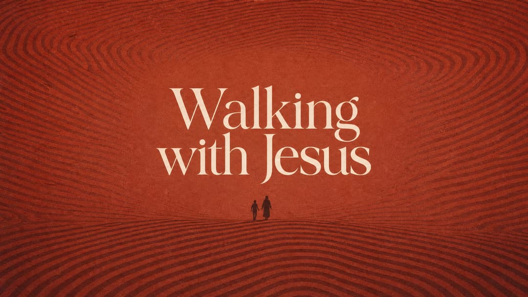 Walking with Jesus church graphic