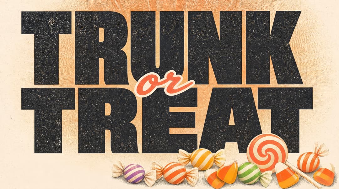 Trunk or Treat church graphic