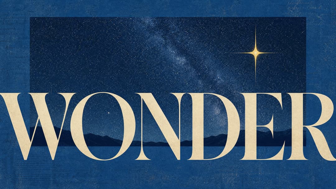 Wonder church graphic