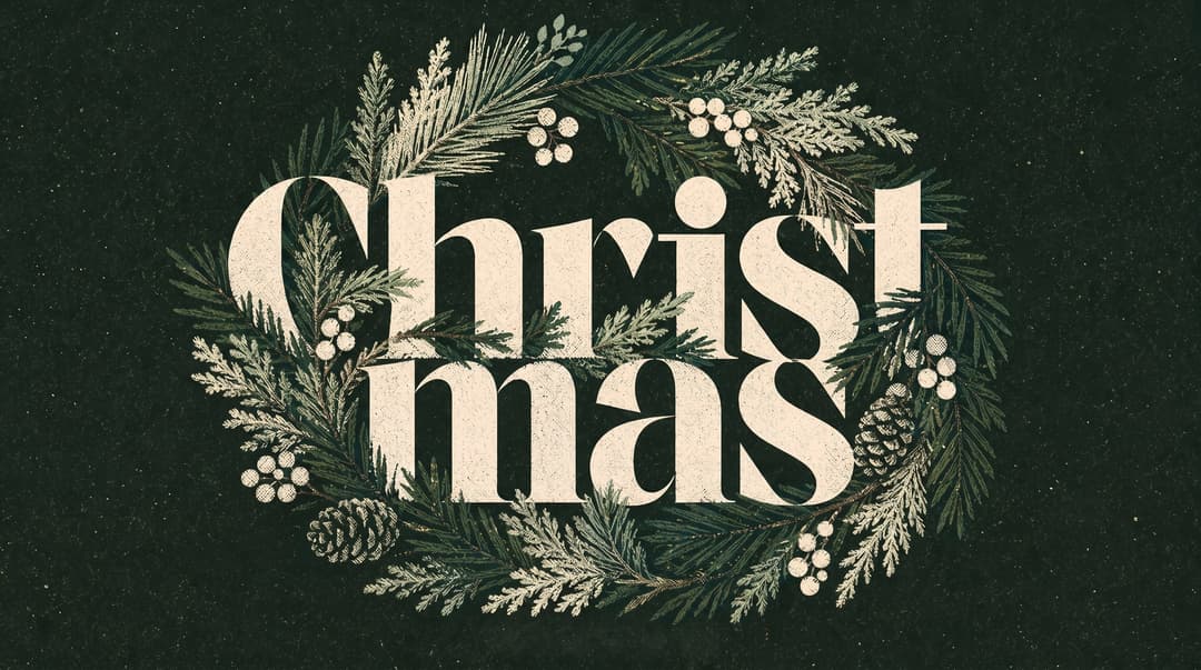 Christmas church graphic