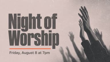 Night of Worship church graphic